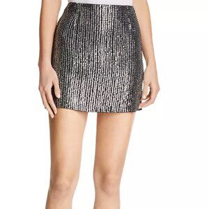 French Connection Desiree Disco Sequinned Mini Skirt Size 6